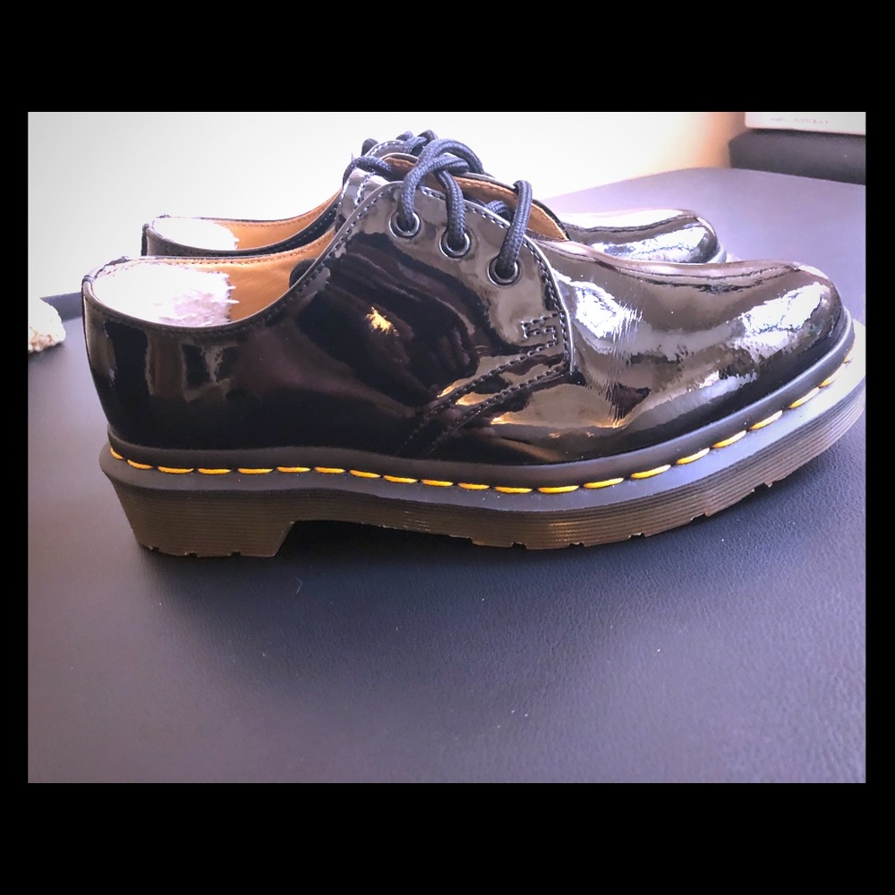 Dr. Martens Black Patent Leather 1461 Oxfords